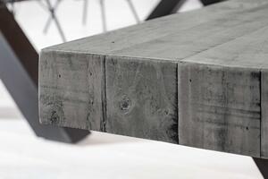 Lavica Thor 170 cm píniové drevo sivé »