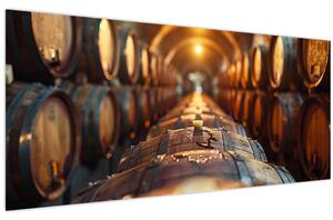 Obraz - Vínna pivnica (120x50 cm)