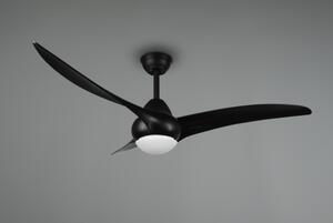 Ventilátor s osvetlením ALESUND Black, LED20W, 2700-4000-6000K, D115cm