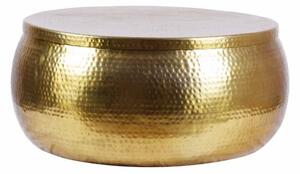Konferenčný stolík Orient Storage 70cm zlatá »