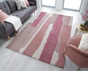 Sivo-ružový koberec Flair Rugs Escala, 120 x 170 cm