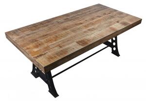 Jedálenský stôl Industrial 200cm Mango 90mm prírodný »