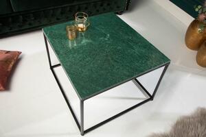Konferenčný stolík Elements 50 cm mramor zelený »