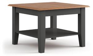 Konferenčný stolík malý, borovica, farba grafit - dub, séria Belluno Elegante