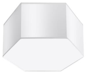 Stropné svietidlo Sunde 2, 1x biele plastové tienidlo, (biely plast)