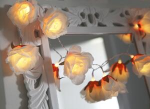 Dekoratívna svetelná LED reťaz Flower Rosa