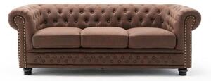 Sofa Chesterfield II 3-miestna 210cm vintage hnedá »