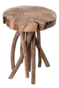Konferenčný stolík Root 45 cm teakové drevo »
