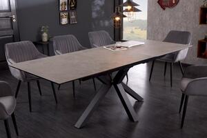 Jedálenský stôl Eternity 180-225cm keramika betón-Optik »