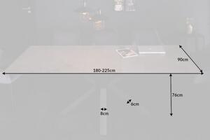 Jedálenský stôl Eternity 180-225cm keramika betón-Optik »