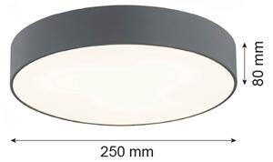 Argon 3080 - Stropné svietidlo DARLING 2xE27/15W/230V pr. 25 cm šedá