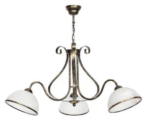 Luster na reťazi ANTICA 3xE27/60W/230V