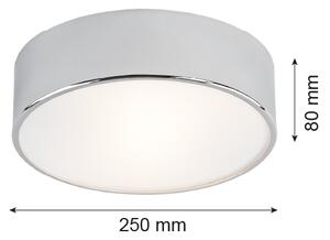 Argon 3083 - Stropné svietidlo DARLING 2xE27/15W/230V pr. 25 cm strieborná