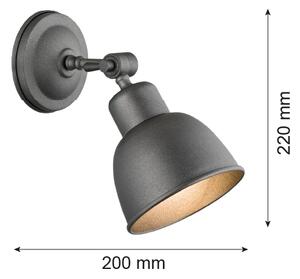 Argon 3183 - Nástenné svietidlo EUFRAT 1xE27/60W/230V