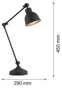Argon 3197 - Stolná lampa EUFRAT 1xE27/15W/230V