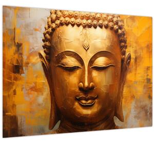 Obraz - Budha, olejomaľba (70x50 cm)