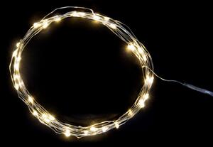 Svetelný LED drôtik s 20 žiarovkami