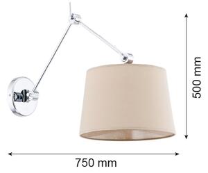 Argon 3546 - Nástenné svietidlo ZAKYNTOS 1xE27/60W