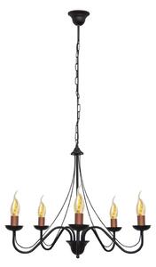 Luster na reťazi MALBO 5xE14/60W/230V