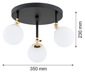 Argon 1436 - Kúpeľňové prisadené svietidlo LATINA 3xE14/40W/230V IP44
