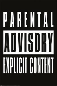Plagát, Obraz - Parental Advisory - Explicit Content, (61 x 91.5 cm)