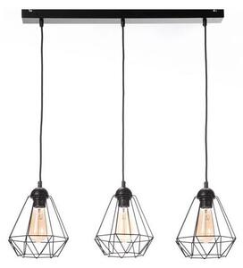Luster na lanku DIAMENT MINI 3xE27/60W/230V