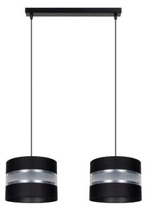 Luster na lanku CORAL 2xE27/60W/230V čierna