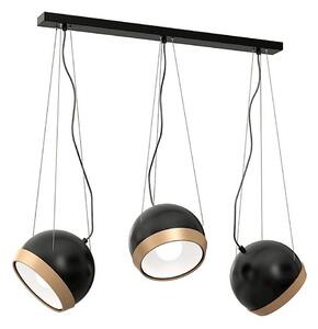 Luster na lanku OVAL 3xE27/60W/230V