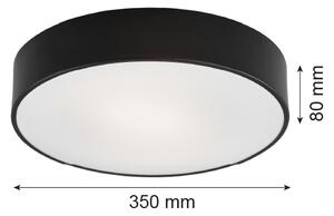Argon 3570 - LED Stropné svietidlo DARLING LED/25W/230V pr. 35 cm čierna