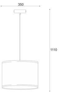 Luster na lanku ANTONIO 1xE27/60W/230V