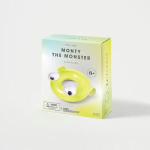 Nafukovací kruh Sunnylife Monty the Monster, ø 110 cm