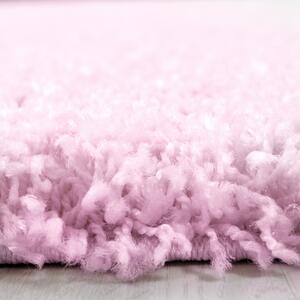 Ayyildiz koberce Kusový koberec Life Shaggy 1500 pink kruh - 80x80 (priemer) kruh cm