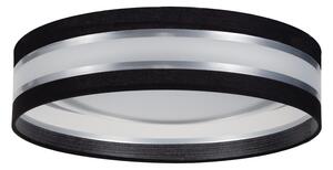LED Stropné svietidlo CORAL LED/24W/230V čierna/strieborná