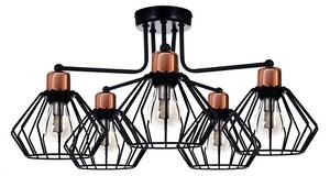Prisadený luster PORTO 5xE27/40W/230V