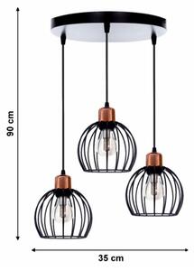 Luster na lanku CELTA 3xE27/40W/230V