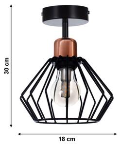 Prisadený luster PORTO 1xE27/40W/230V