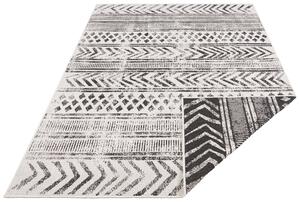 NORTHRUGS - Hanse Home koberce Kusový koberec Twin Supreme 103860 Black / Cream – na von aj na doma - 240x340 cm