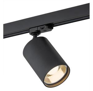 Argon 4306 - Bodové svietidlo do lištového systému BERGEN 1xE27/15W/230V čierna