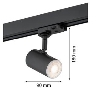 Argon 4329 - Bodové svietidlo do lištového systému HORTA 1xGU10/5W/230V čierna