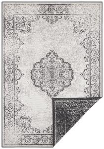 NORTHRUGS - Hanse Home koberce Kusový koberec Twin Supreme 103868 Black / Cream – na von aj na doma - 120x170 cm