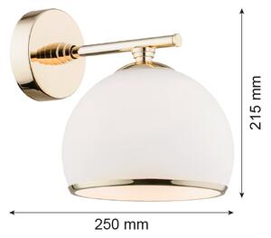 Argon 4255 - Nástenné svietidlo MARBELLA 1xE27/15W/230V mosadz