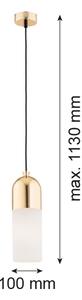 Argon 4212 - Luster na lanku BURGOS 1xE27/15W/230V mosadz
