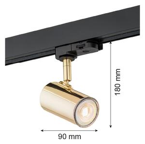 Argon 4328 - Bodové svietidlo do lištového systému HORTA 1xGU10/5W/230V mosadz