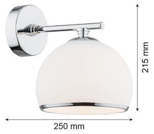 Argon 4254 - Nástenné svietidlo MARBELLA 1xE27/15W/230V chróm