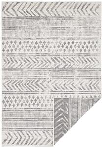 NORTHRUGS - Hanse Home koberce Kusový koberec Twin Supreme 103862 Grey / Cream – na von aj na doma - 120x170 cm