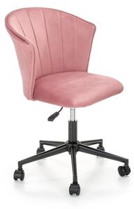 Kancelárska stolička PASCO, 55x77-87x61, ružová