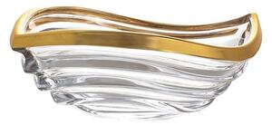 KRIŠTÁĽOVÁ MISA BOHEMIA PRESTIGE WAVE MATT GOLD 305MM