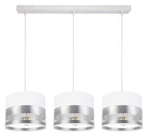 Luster na lanku MILO 3xE27/60W/230V strieborná