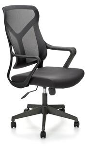 Kancelárska stolička SANTO, 61x104-114x67, čierna