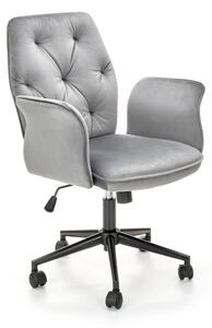 Kancelárska stolička TULIP, 65x90-100x63, sivá